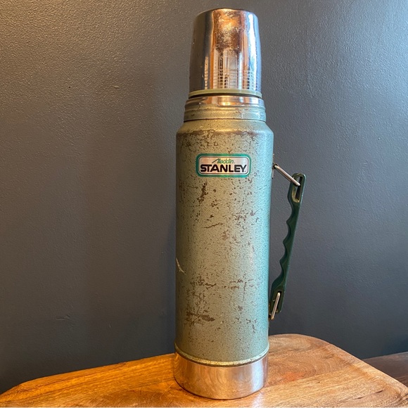 Stanley Dining Vintage Green Stanley Aladdin Thermos Mug Retro Camp